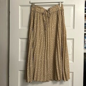 Vernacular Pleated Midi Skirt